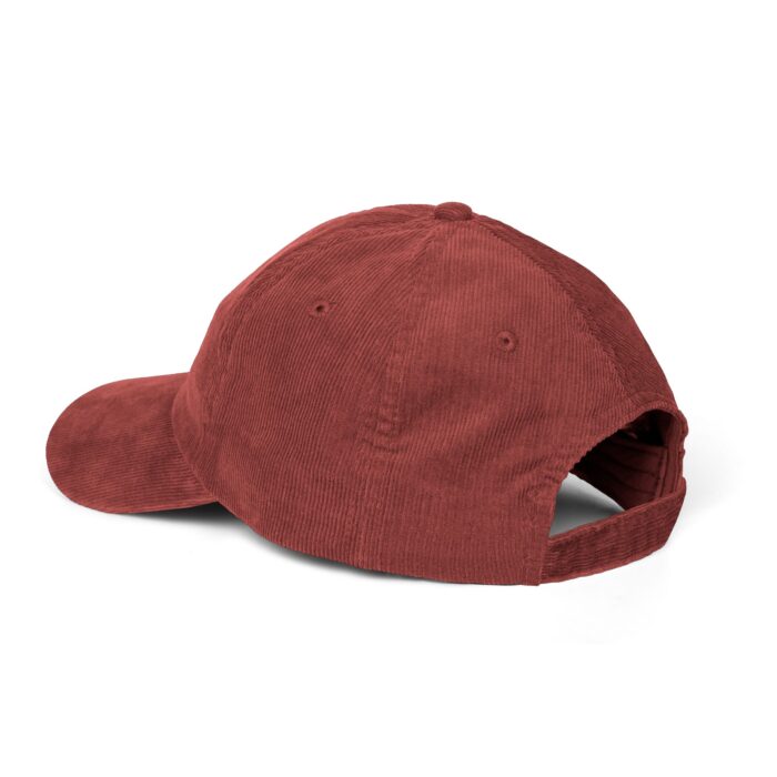 Vintage Corduroy Embroidered Cap - Image 3