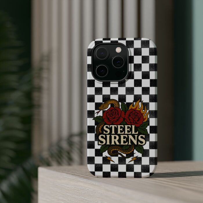 Checkered Flame Phone Case - Image 12