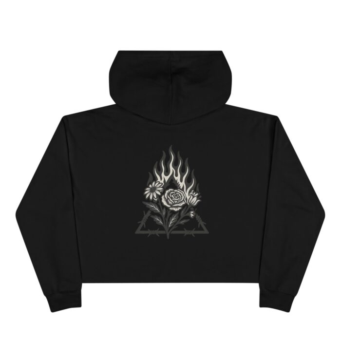 Burn & Bloom Crop Hoodie - Image 6
