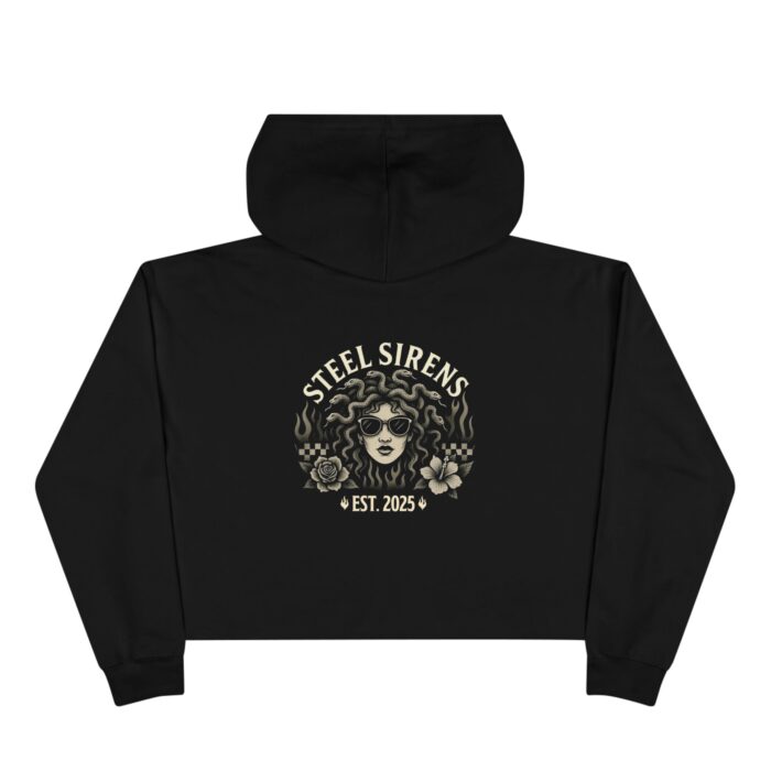 Classic Medusa Cropped Hoodie - Image 8