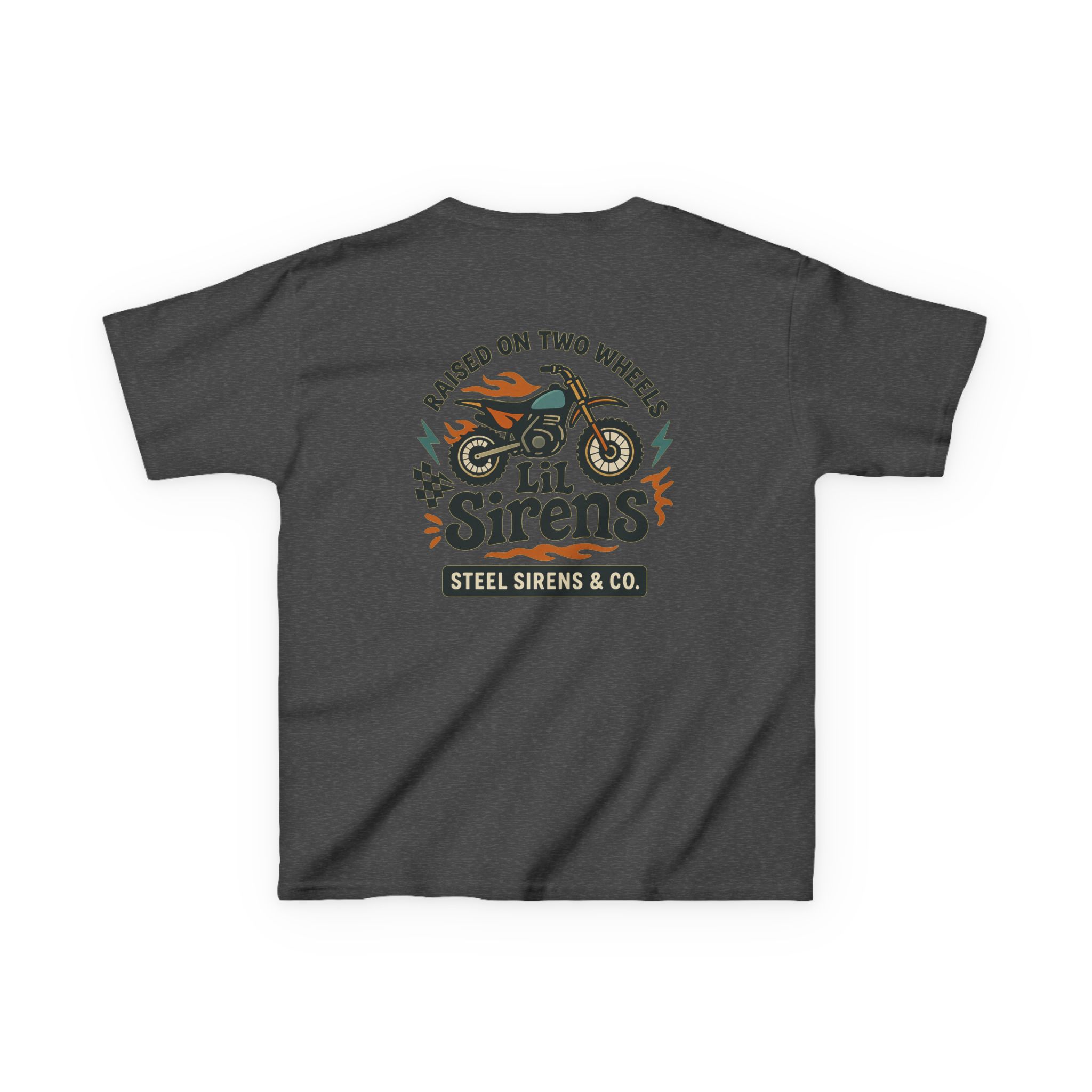 Raised on Two Wheels Youth Tee - Image 38