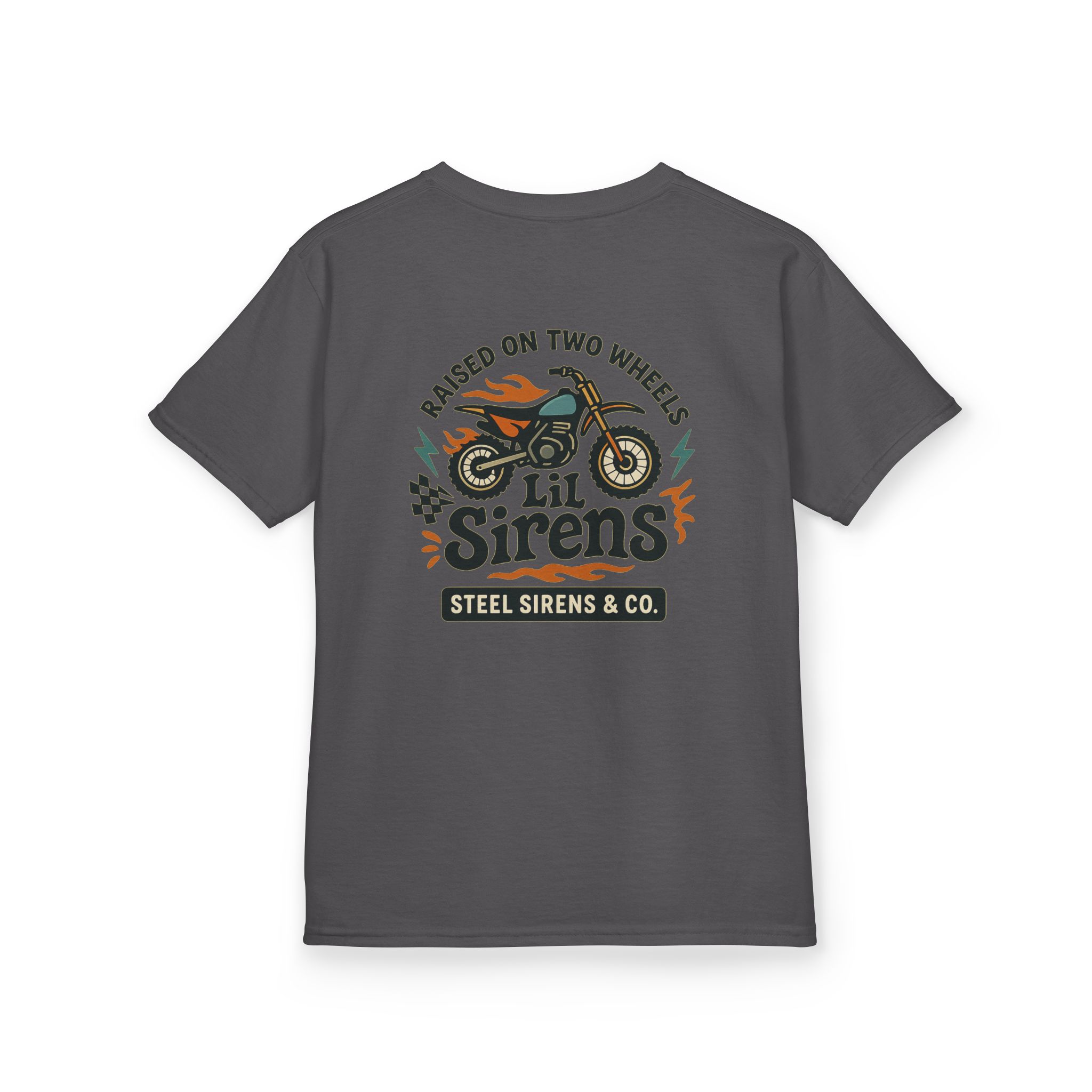 Raised on Two Wheels Youth Tee - Image 52
