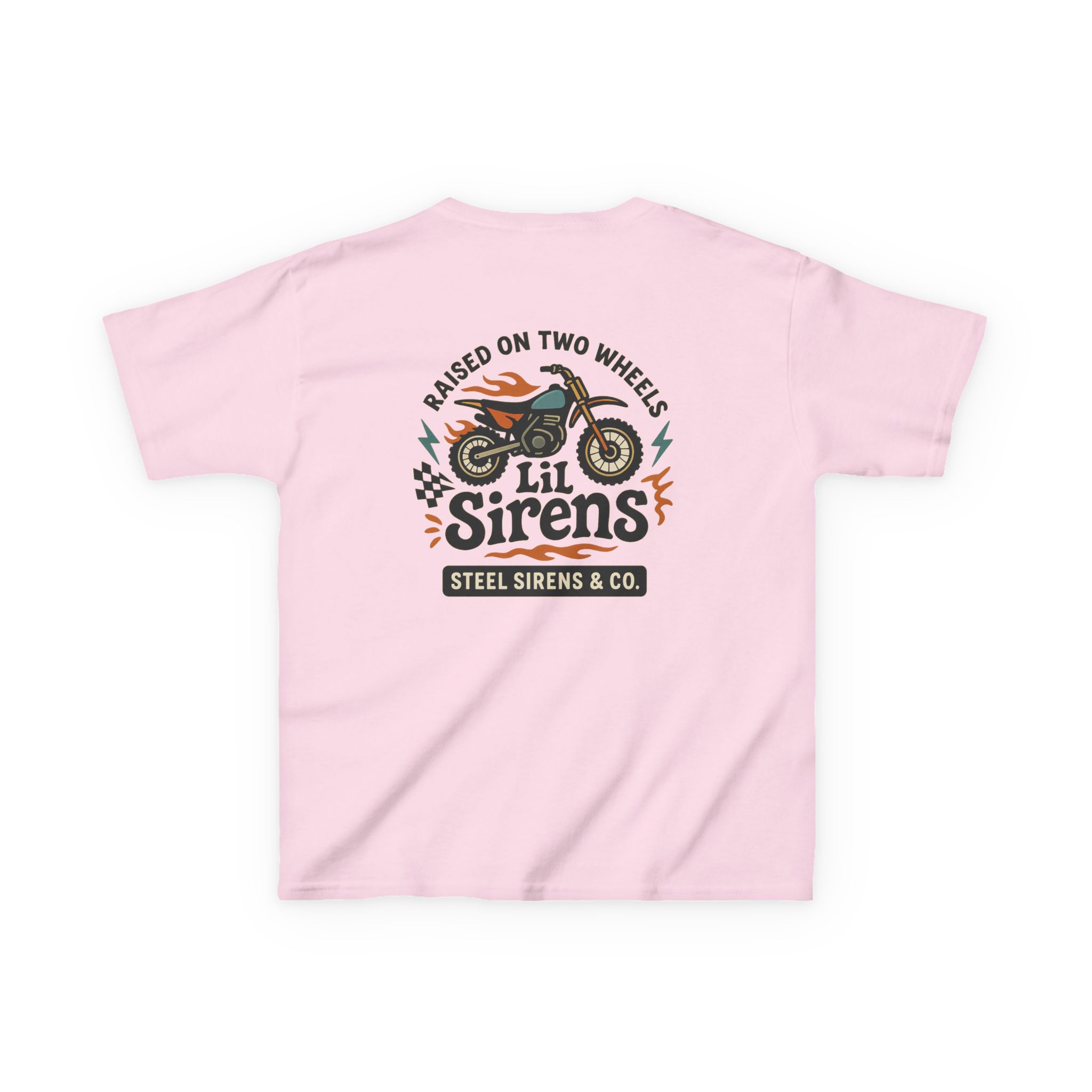 Raised on Two Wheels Youth Tee - Image 62