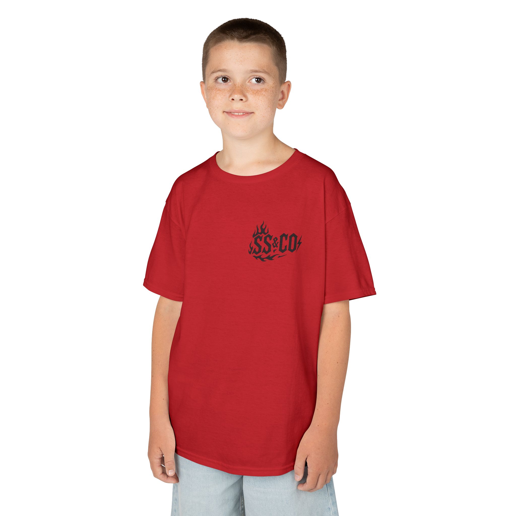 Raised on Two Wheels Youth Tee - Image 77