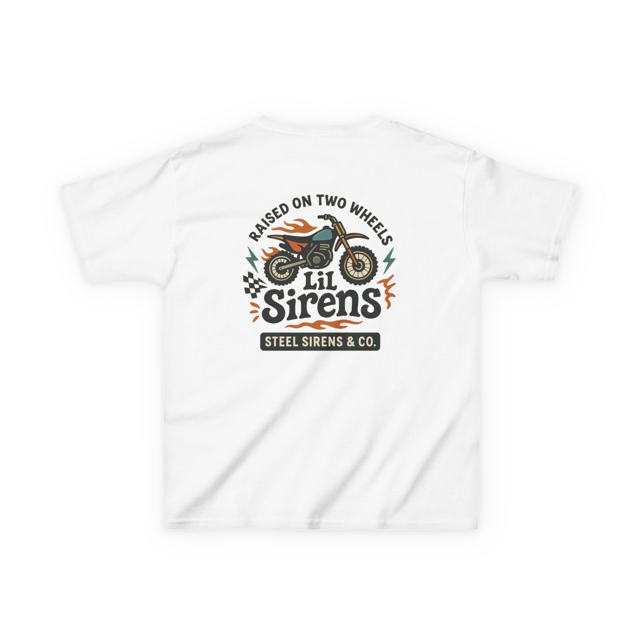 Raised on Two Wheels Youth Tee