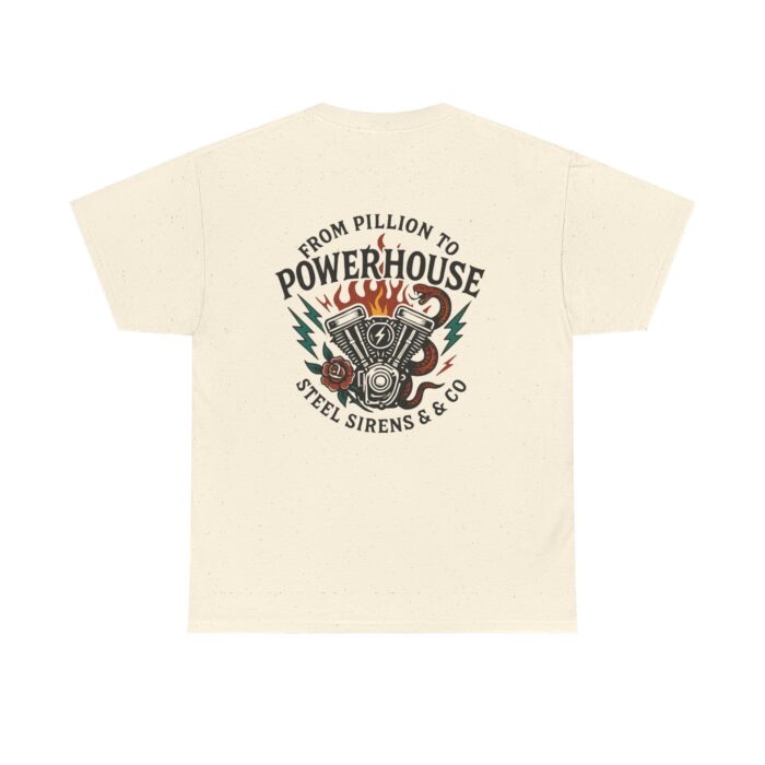 Pillion to Powerhouse Tee - Image 5