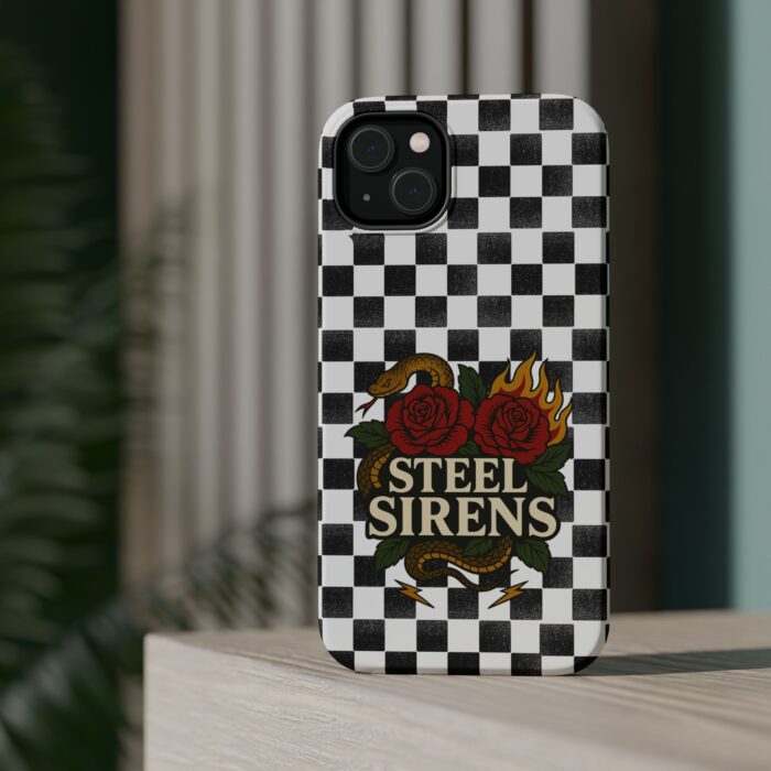 Checkered Flame Phone Case - Image 24