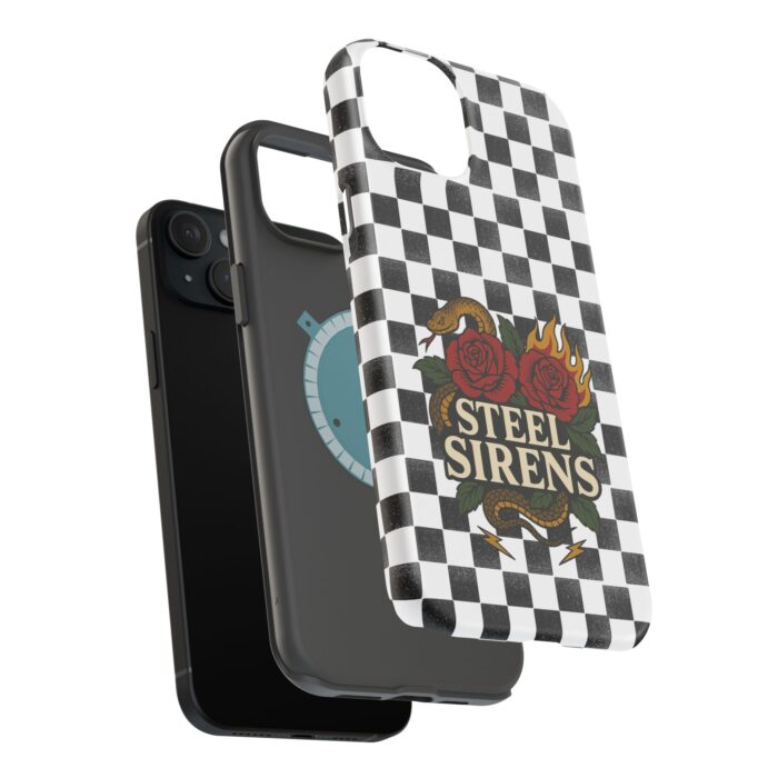 Checkered Flame Phone Case - Image 88