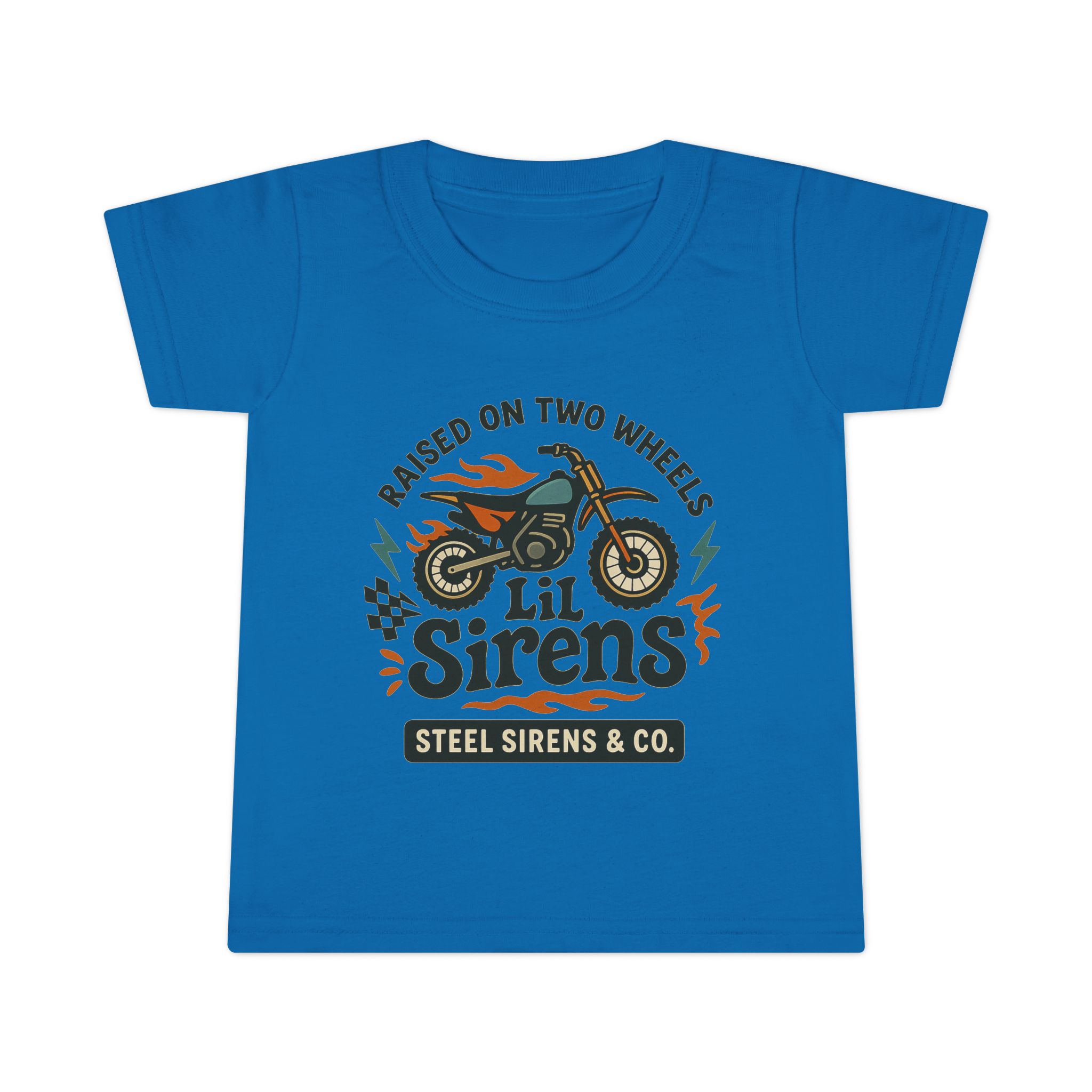 Raised on Two Wheels Toddler Tee - Image 10