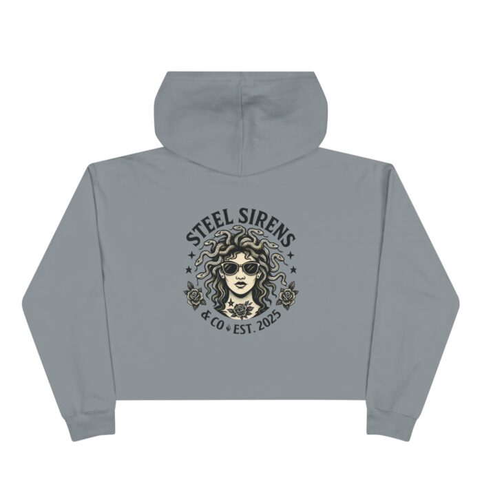 Classic Medusa Cropped Hoodie - Image 14