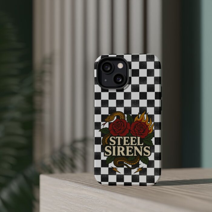 Checkered Flame Phone Case - Image 48