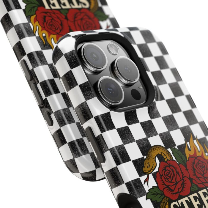 Checkered Flame Phone Case - Image 115