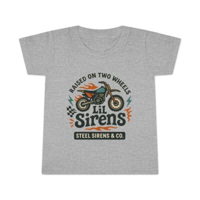 Raised on Two Wheels Toddler Tee