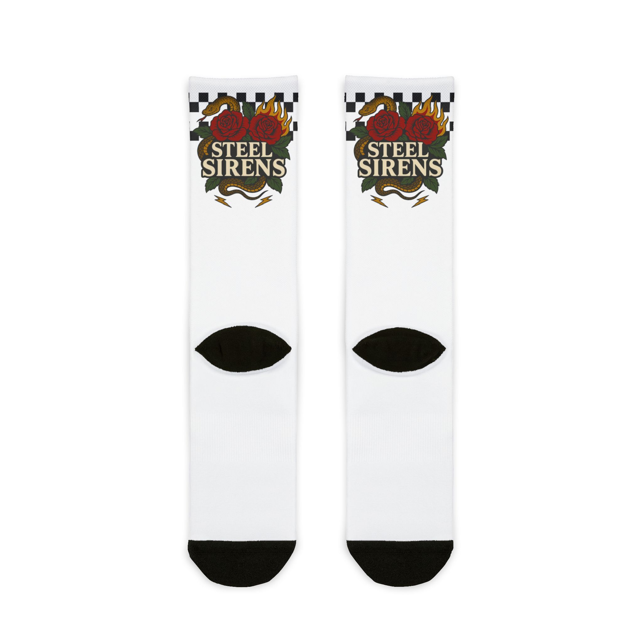 Rose Flame Siren Socks