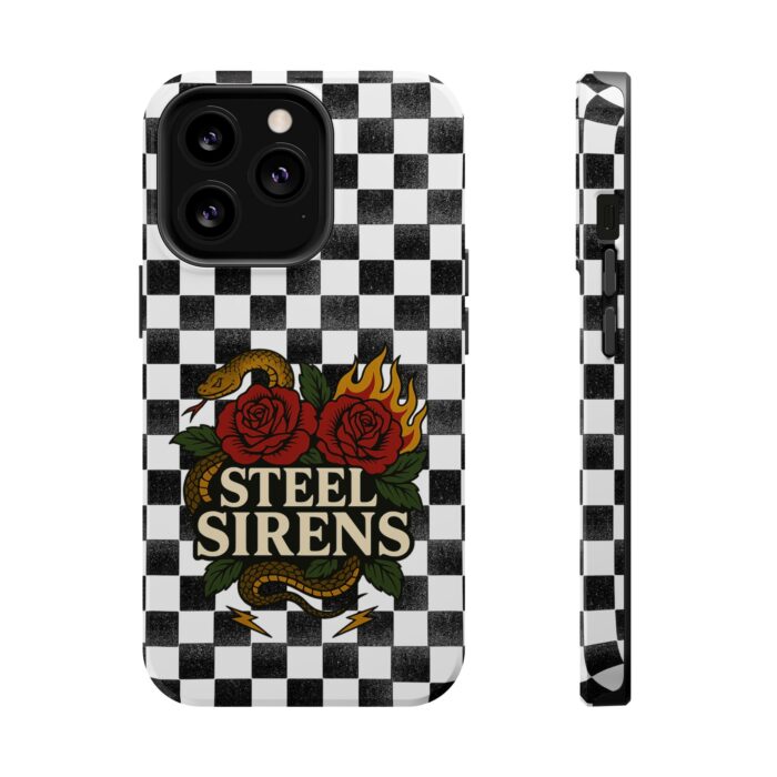 Checkered Flame Phone Case - Image 49