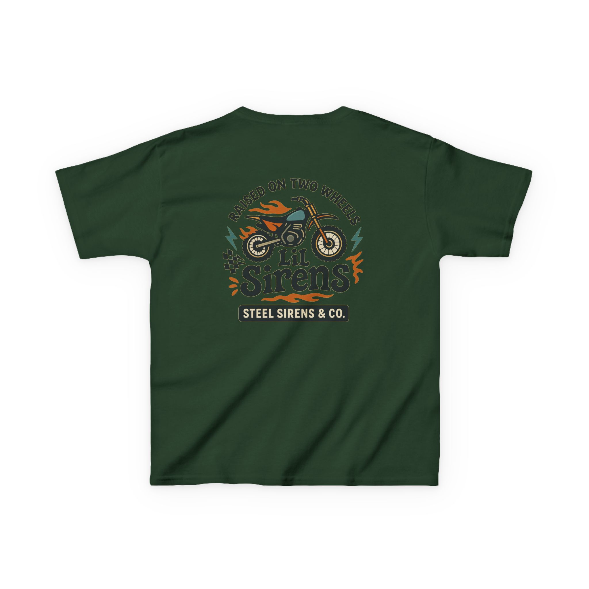 Raised on Two Wheels Youth Tee - Image 32