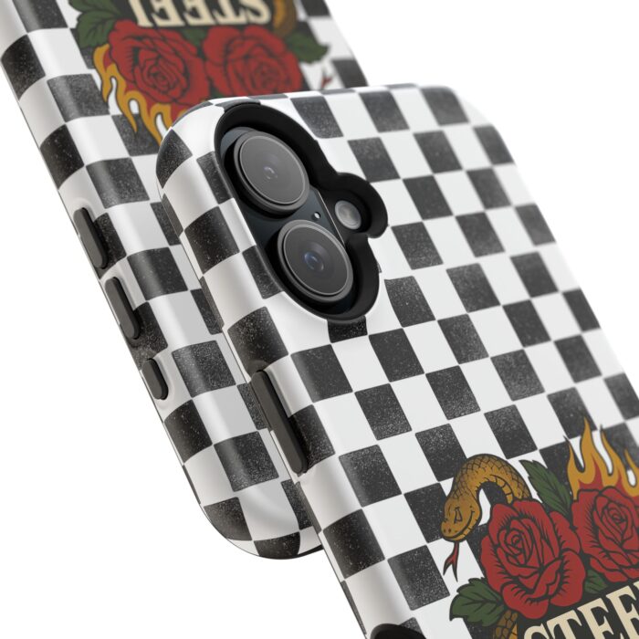 Checkered Flame Phone Case - Image 111