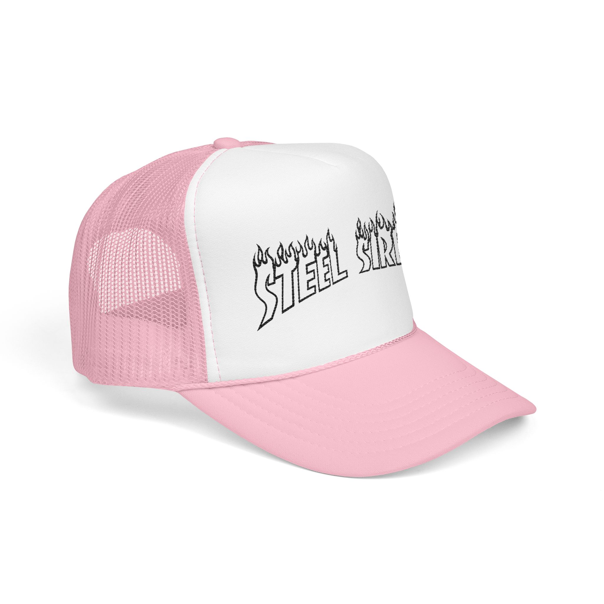 Flaming Steel Sirens Embroidered Trucker Hat - Image 18