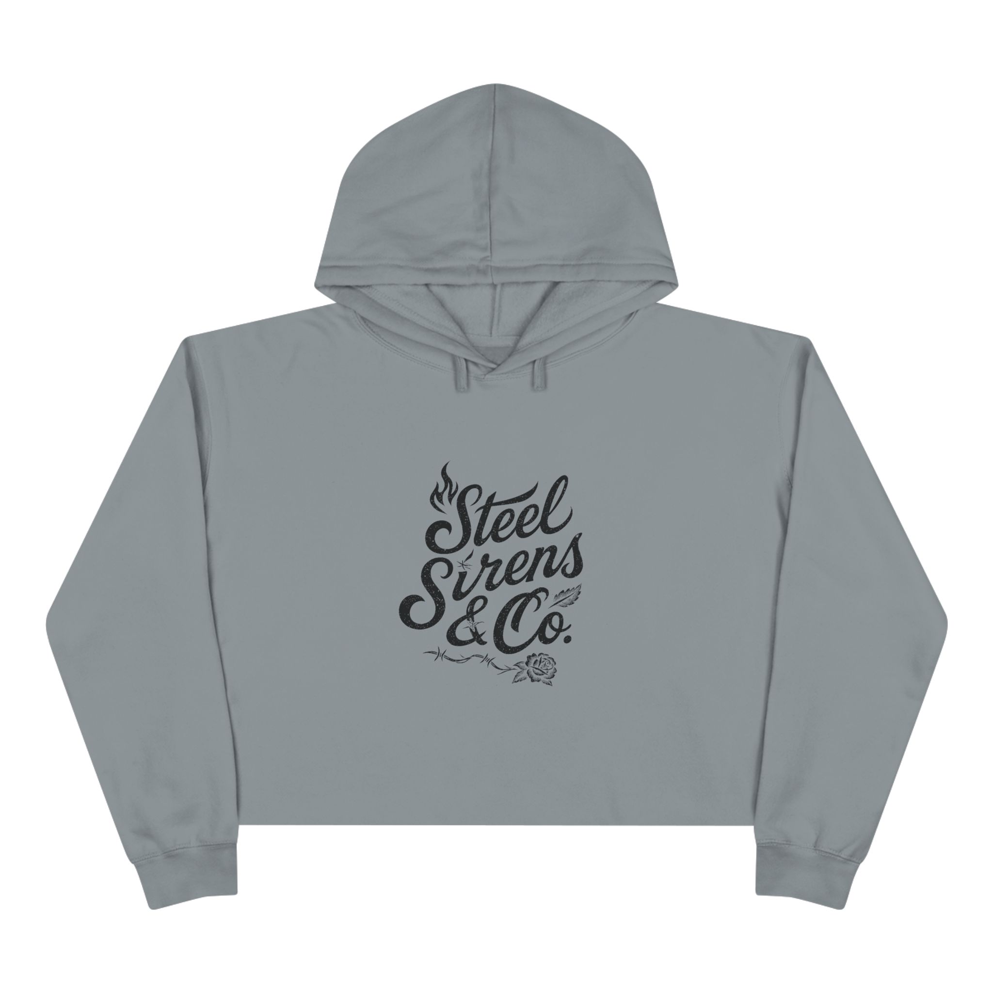 Burn & Bloom Crop Hoodie - Image 2