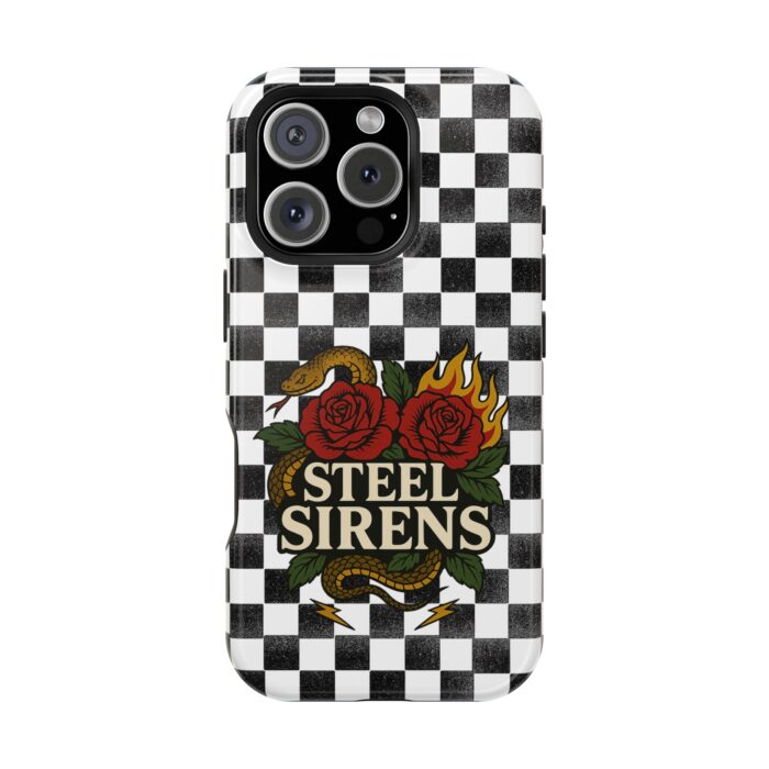Checkered Flame Phone Case - Image 113