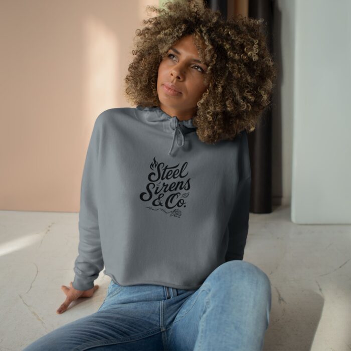 Classic Medusa Cropped Hoodie - Image 15