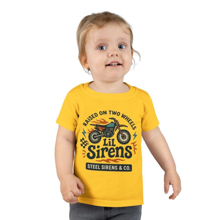 Raised on Two Wheels Toddler Tee - Image 6