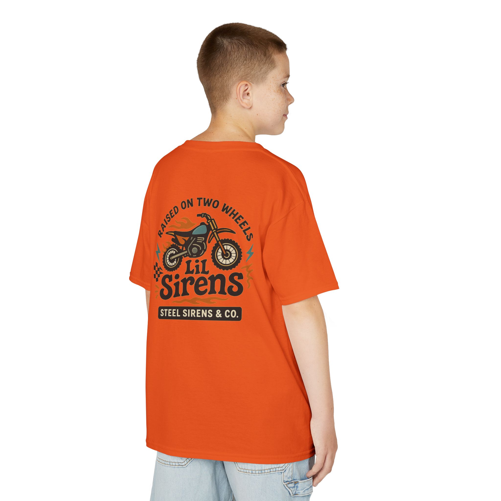 Raised on Two Wheels Youth Tee - Image 24
