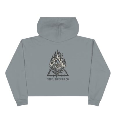 Burn & Bloom Crop Hoodie