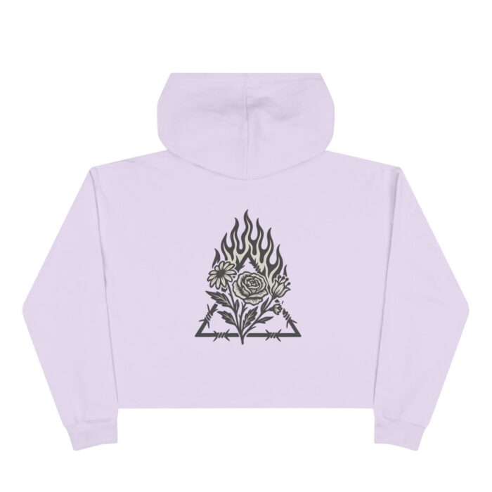 Burn & Bloom Crop Hoodie - Image 10