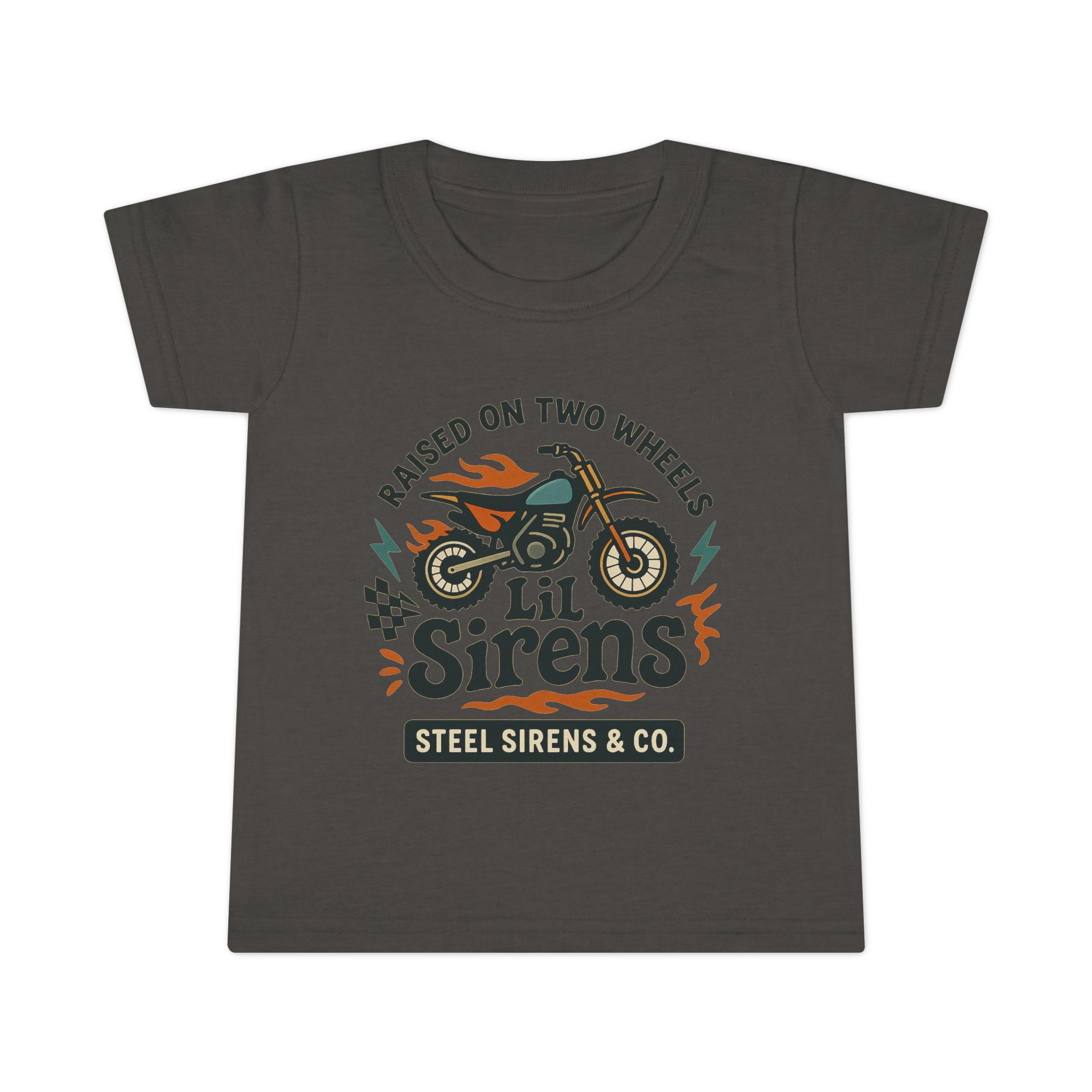 Raised on Two Wheels Toddler Tee - Image 13