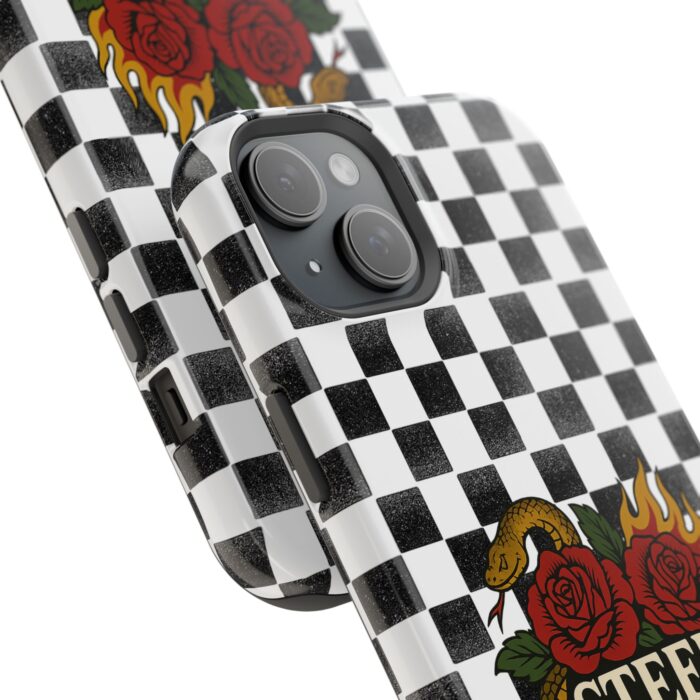 Checkered Flame Phone Case - Image 82