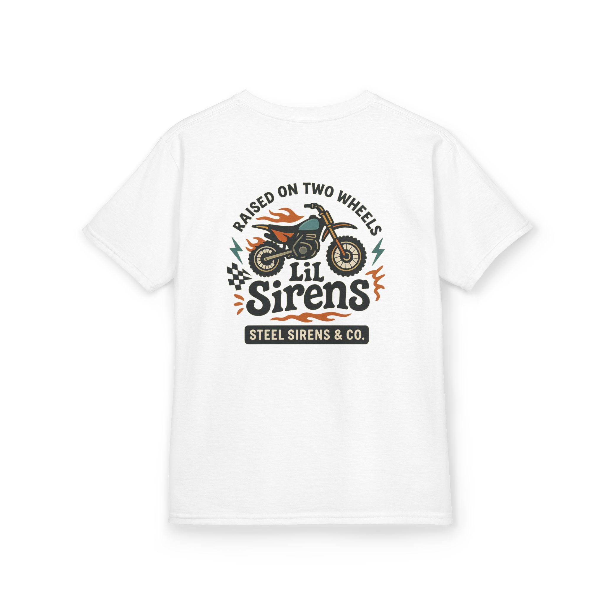 Raised on Two Wheels Youth Tee - Image 4