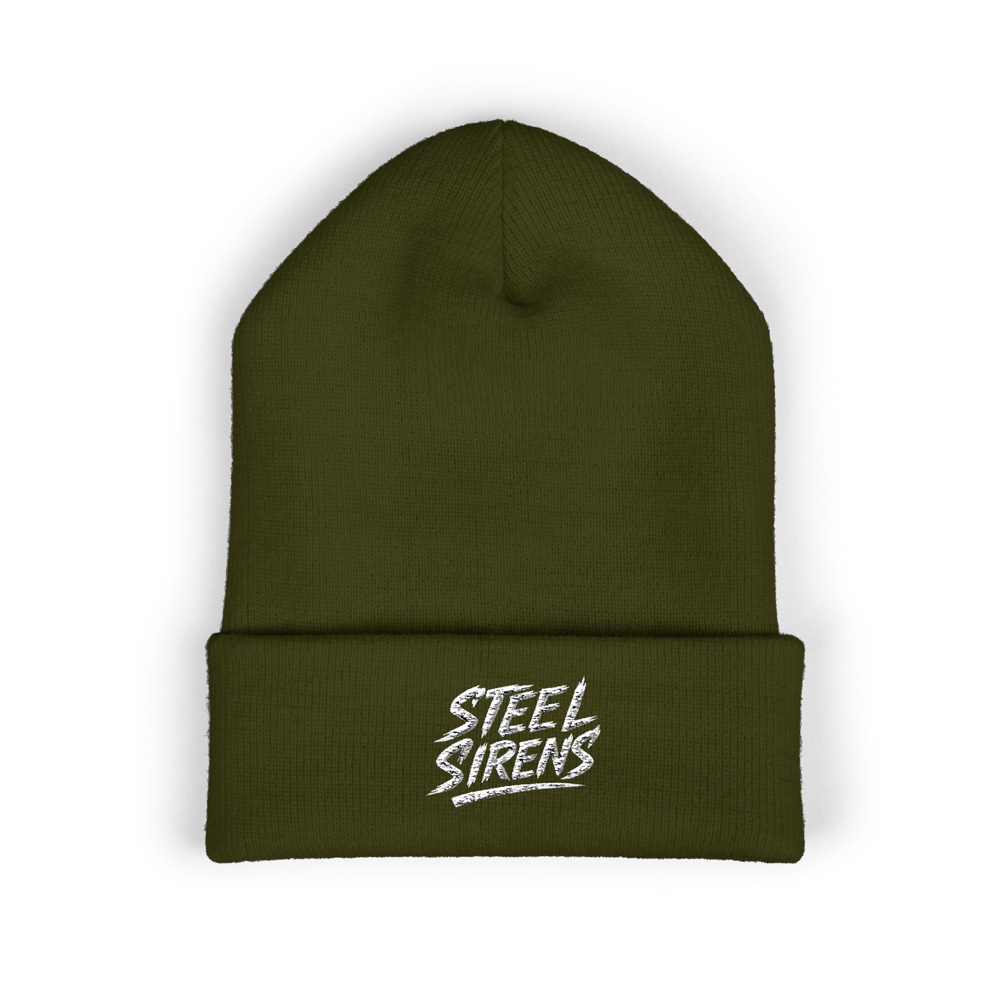 Steel Sirens Embroidered Cuffed Beanie