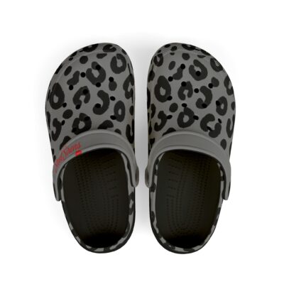Wild Leopard Kids Clogs