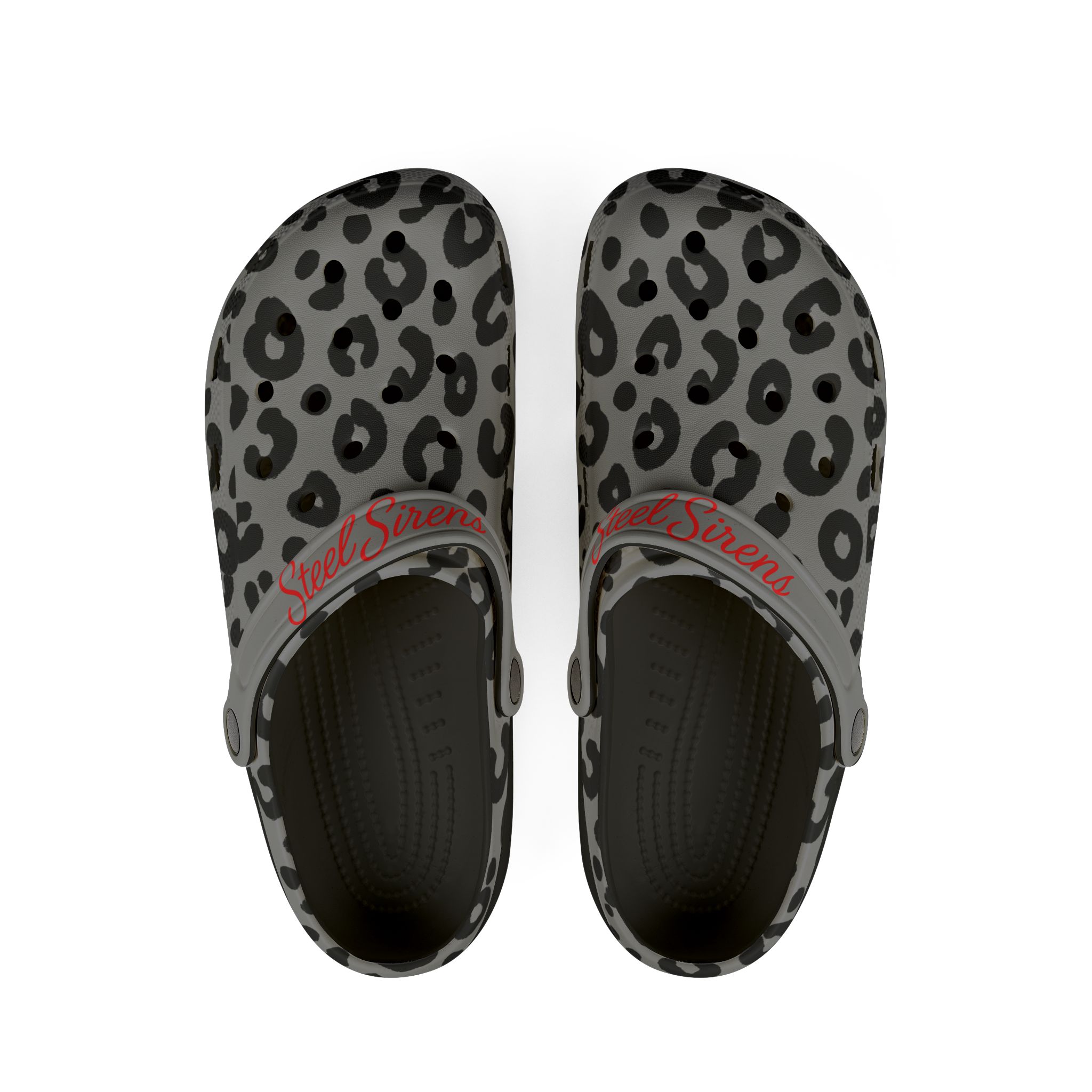 Wild Leopard Print Adult Clogs