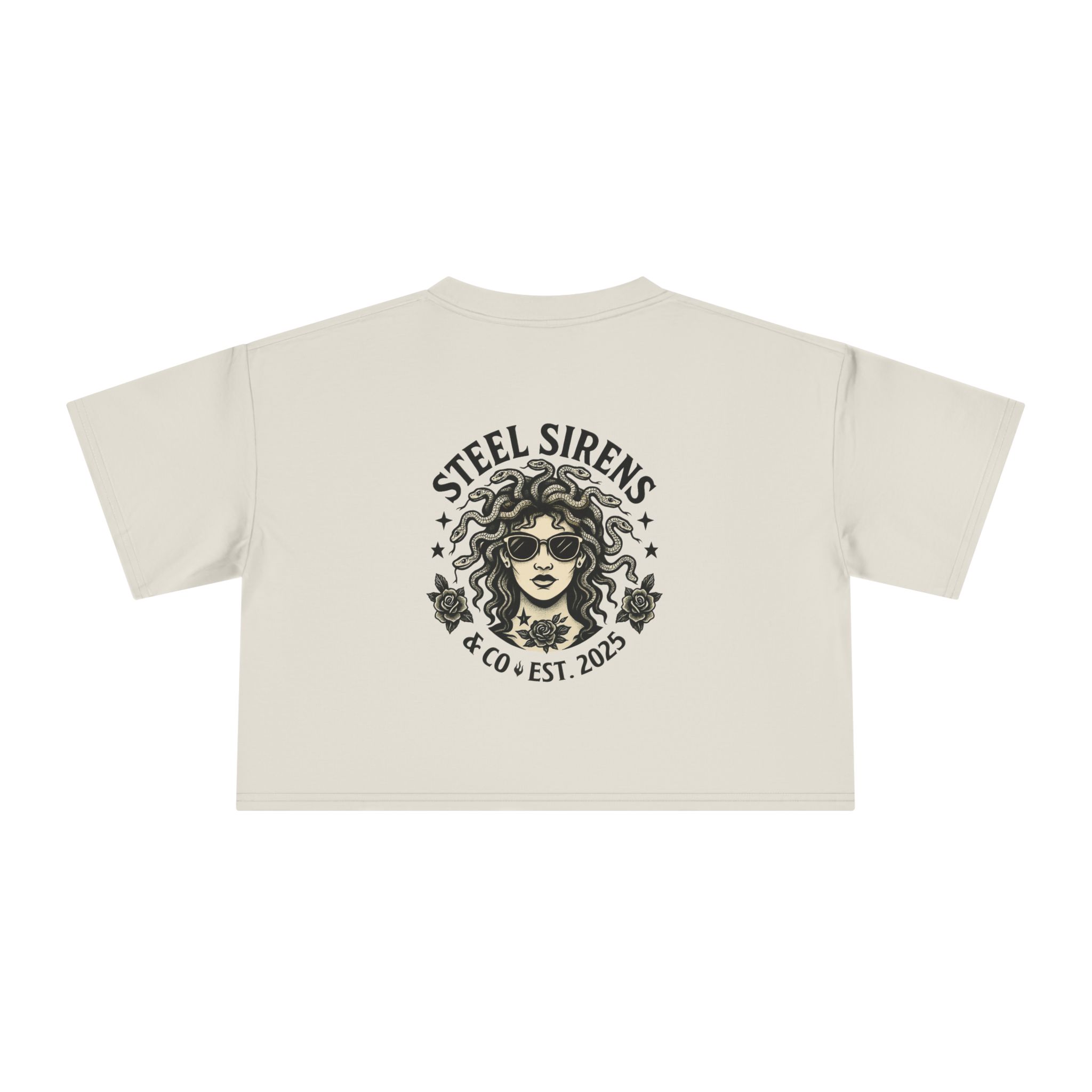 Classic Medusa Cropped Tee - Image 8